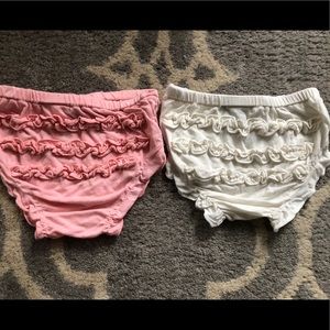 Set of 2 Kicky Pants Bloomers with ruffle bottom